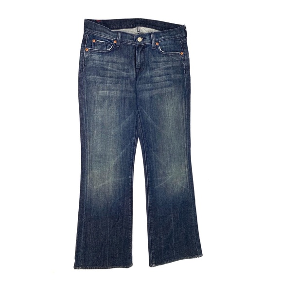 7 For All Mankind 080 Original Bootcut Jeans 29 - Picture 2 of 9